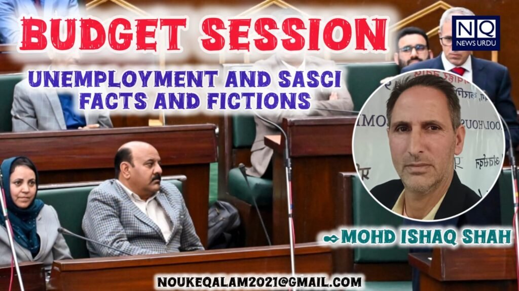 BUDGET SESSION, UNEMPLOYMENT AND SASCI – FACTS AND FICTIONS