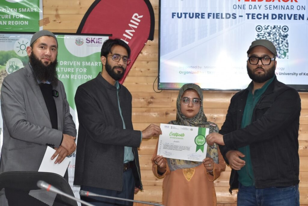 One Day Training Program on “Future Fields – Tech Driven Agriculture” at SKUAST-K under MeitY Supported Agri Excellence Program